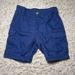 Cargo Shorts Baby Boy Carter's Adjustable Waist Navy Size 18 Months